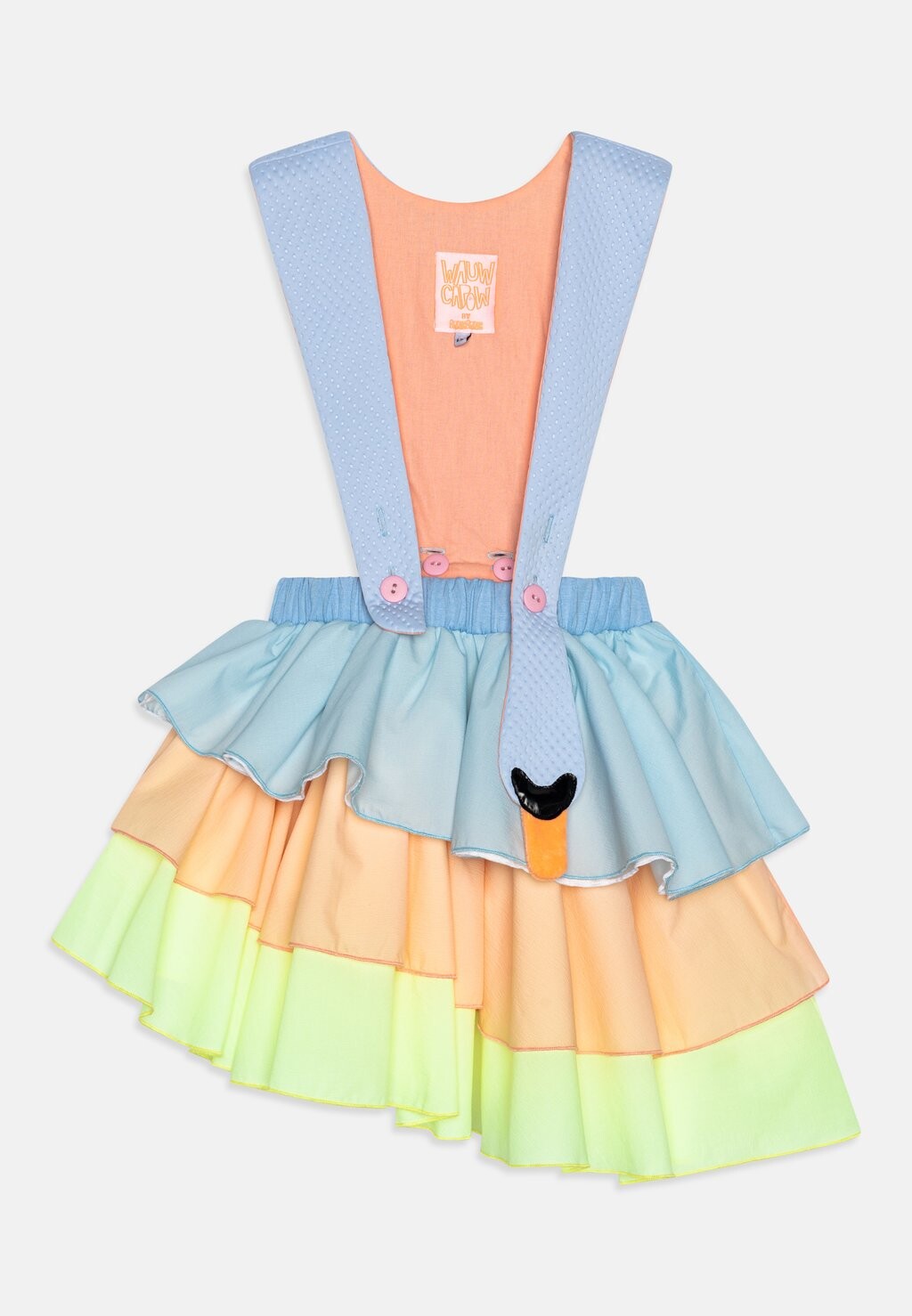 

Платье повседневное FAIRYTALE PASTEL DRESS WAUW CAPOW by Bangbang Copenhagen, цвет blue/pink/yellow