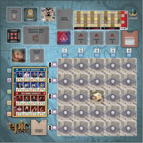 

Коробка для хранения настольных игр Tiny Epic Crimes Game Mat – Retail Packed