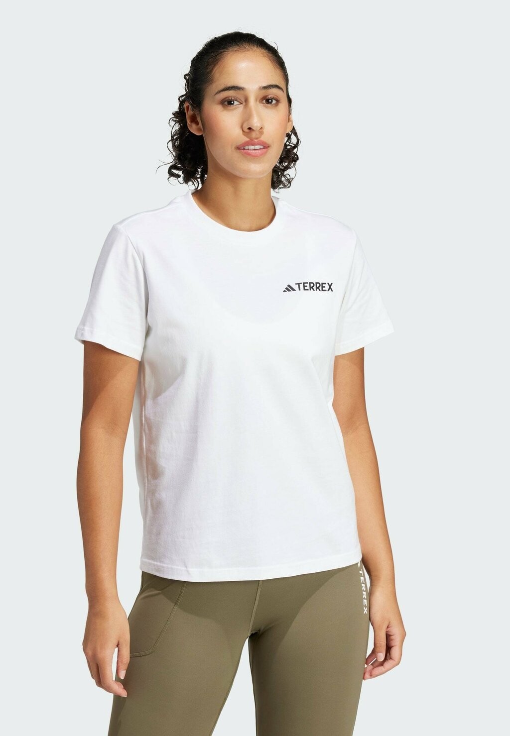 

Футболка с принтом Terrex Graphic Tee adidas Sportswear, белая