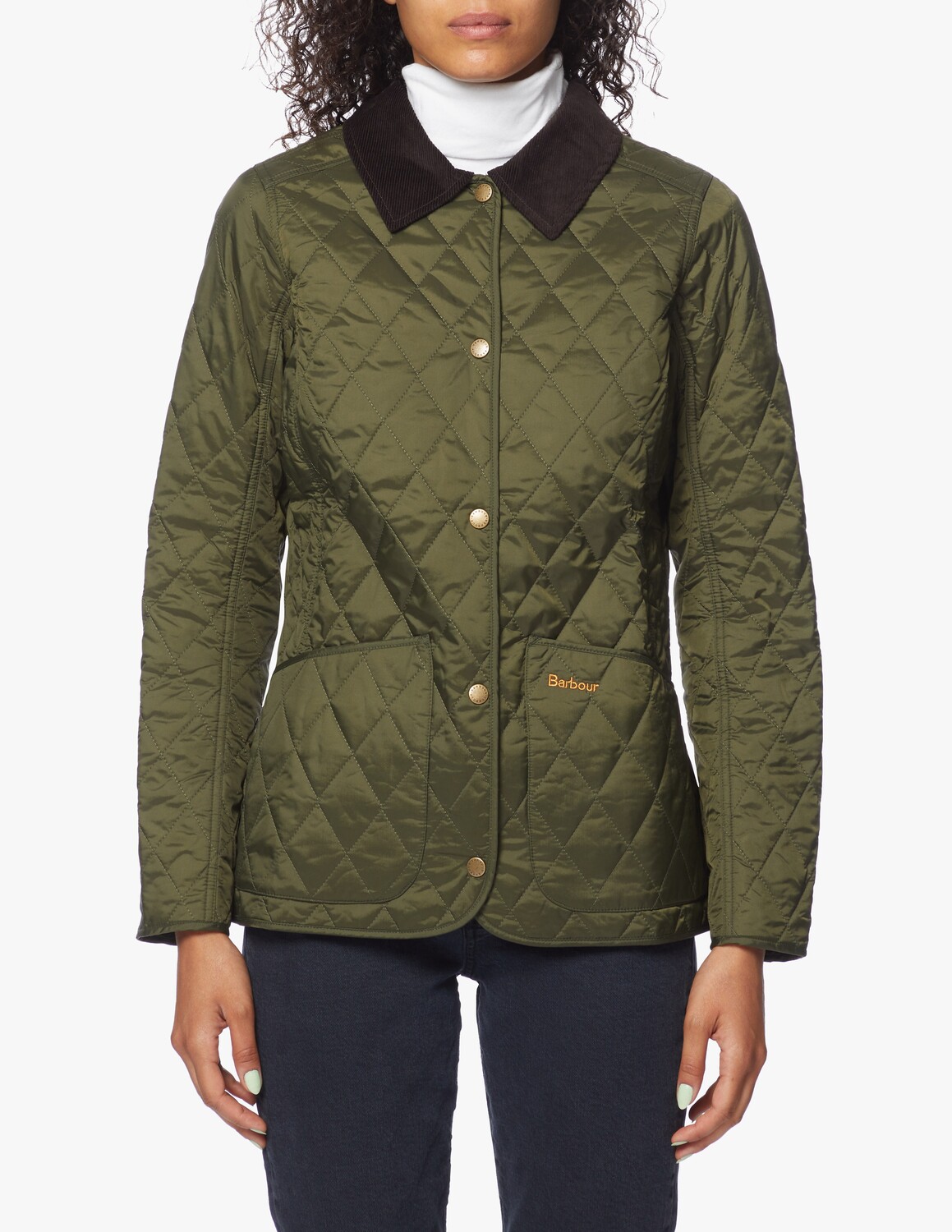 

Стеганая куртка Annandale Barbour, оливковый