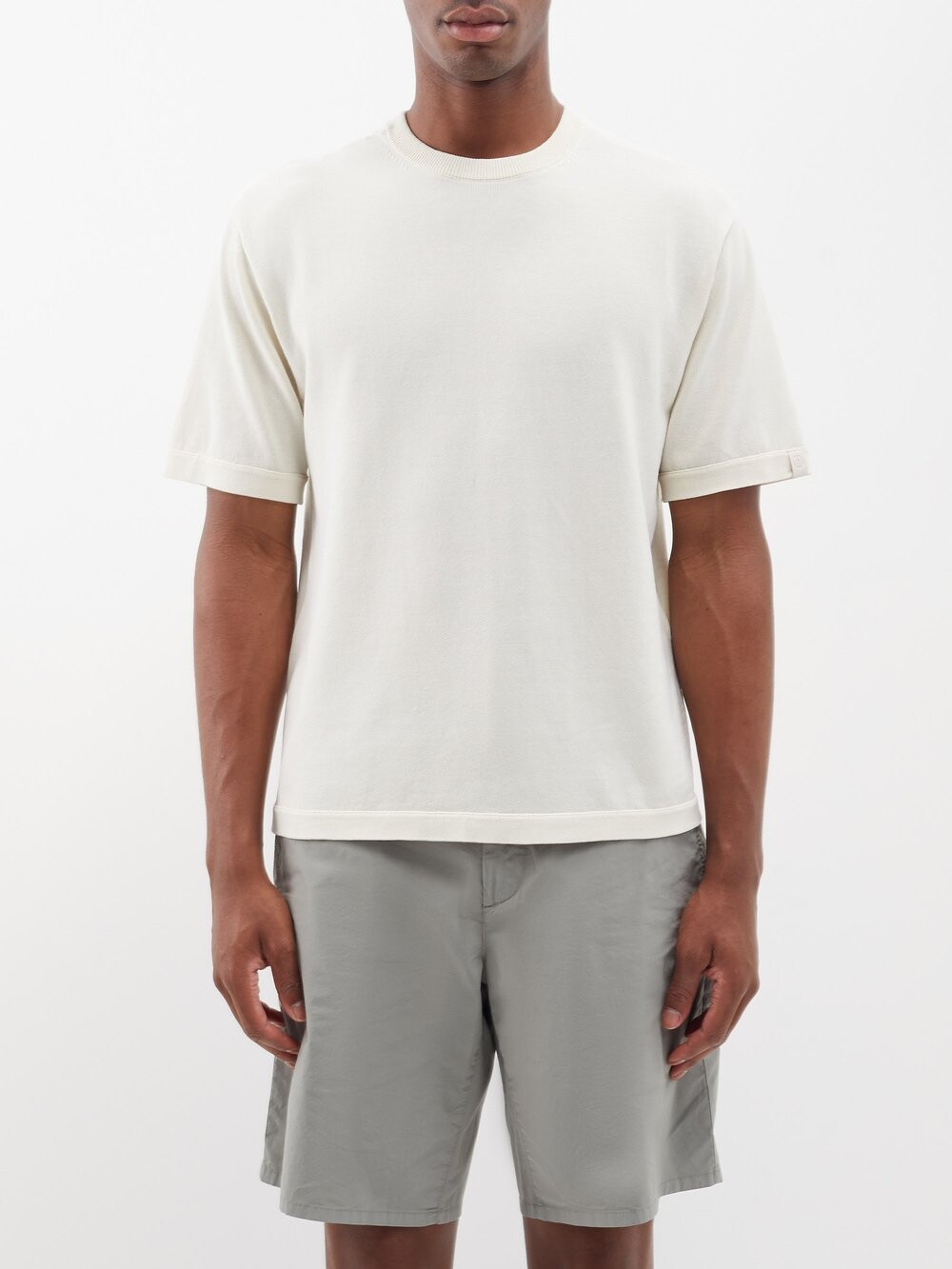 

Футболка nolan из смесового хлопка Rag & Bone, бежевый