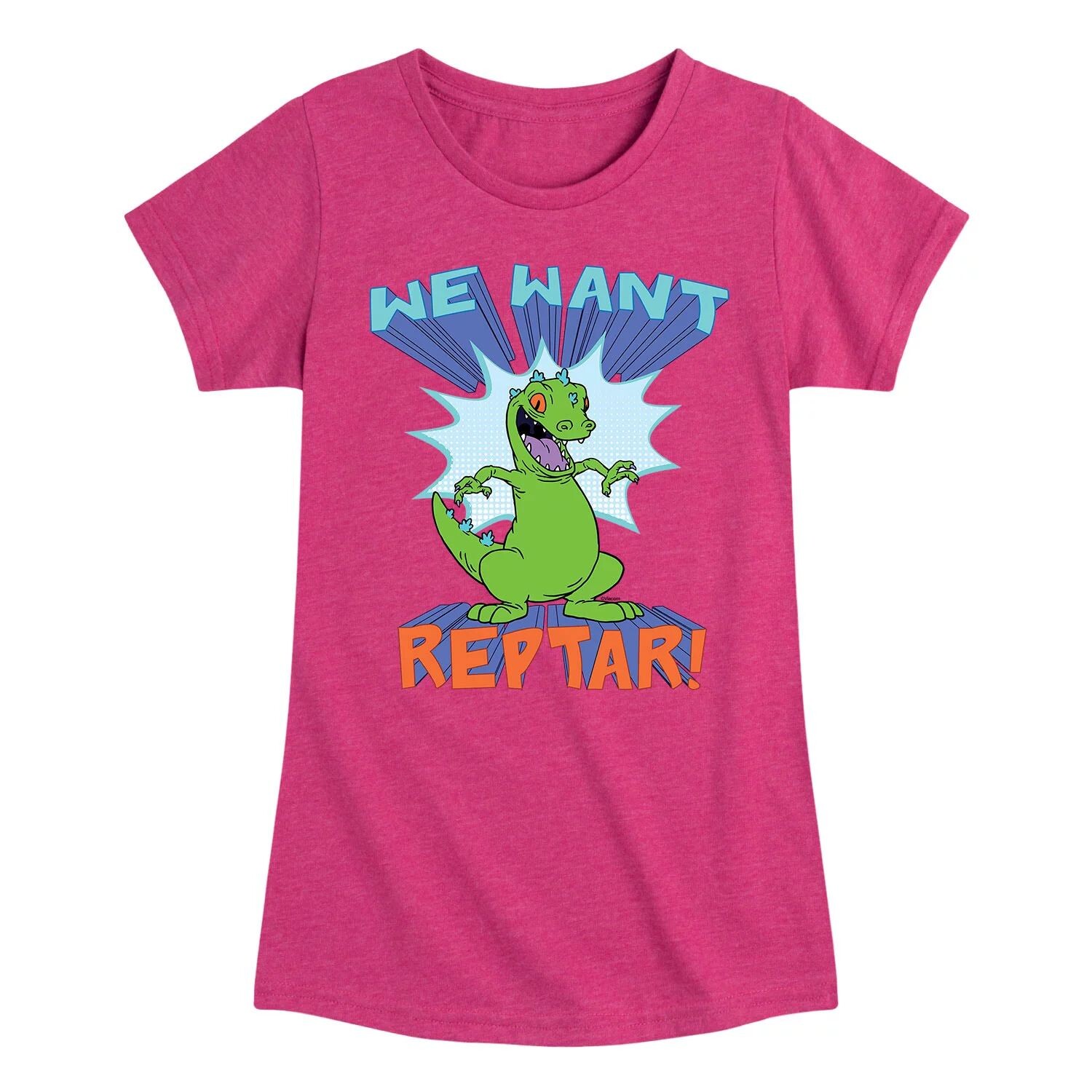 

Футболка Nickelodeon Rugrats We Want Reptar для девочек 7–16 лет с рисунком Nickelodeon