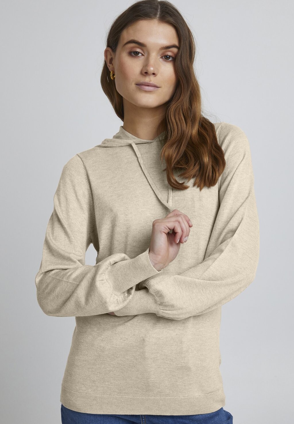 

Толстовка BYMMPIMBA HOODIE JUMPER b.young, цементный меланж