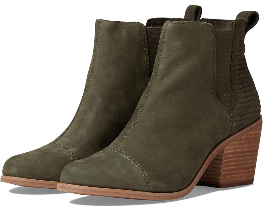 

Ботинки TOMS Everly, цвет Tarmac Olive Nubuck Suede