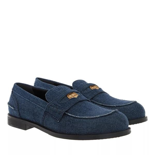 

Лоферы denim loafers Miu Miu, синий