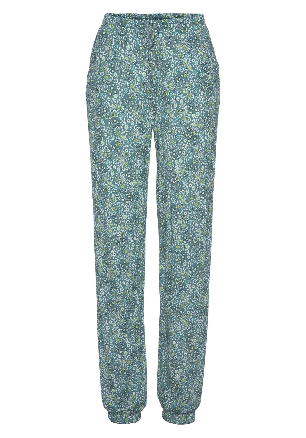 

Брюки Vivance Jerseyhose, цвет grün-bedruckt