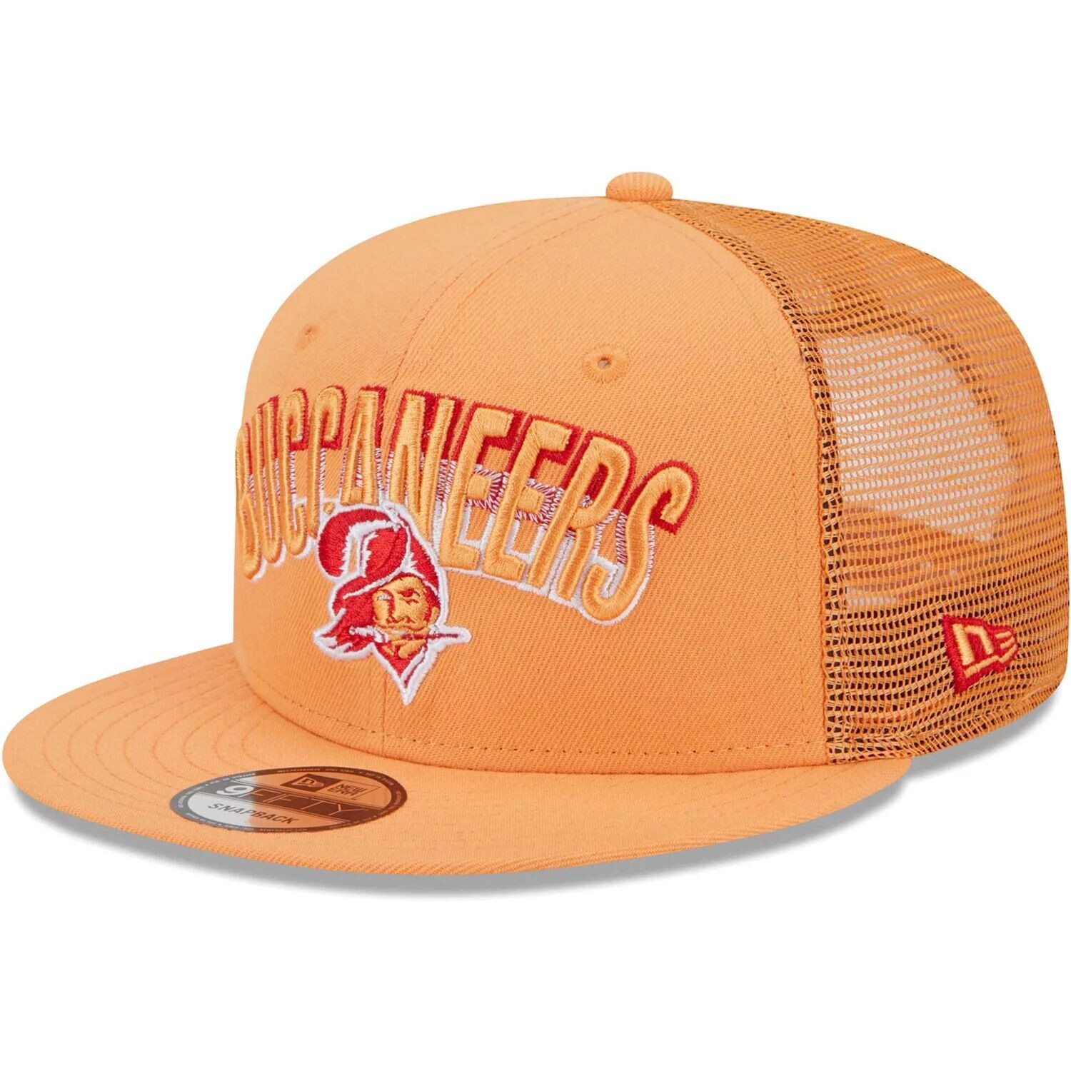 

Мужская бейсболка New Era Orange Tampa Bay Buccaneers Historic Grade Trucker 9FIFTY Snapback