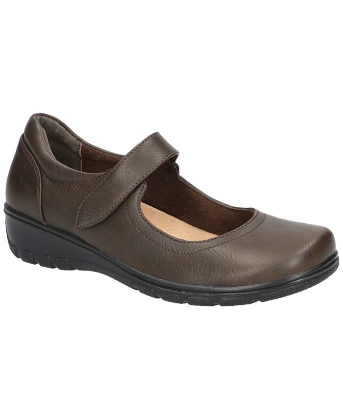 Женские туфли на плоской подошве Archer Comfort Mary Jane Easy Street, коричневый