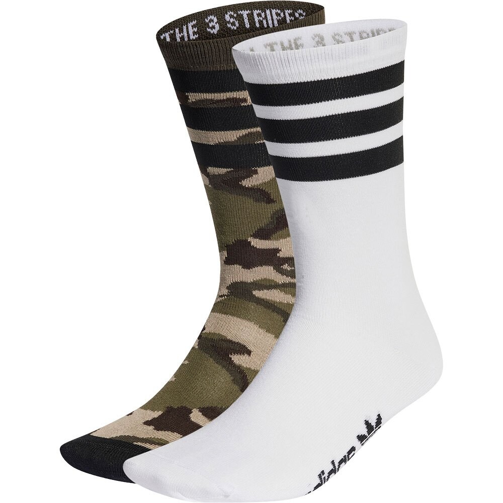 

Носки adidas Originals Camo Crew 2 шт, разноцветный