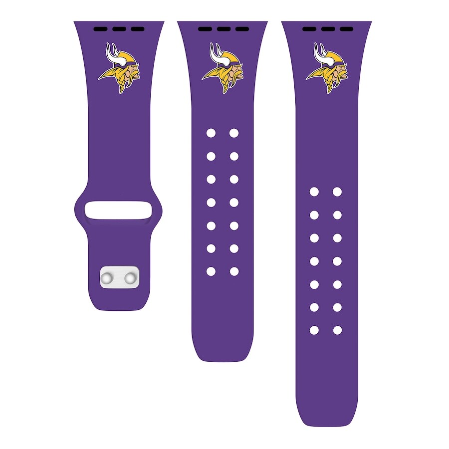 

Ремешок для часов Artinian Minnesota Vikings, фиолетовый
