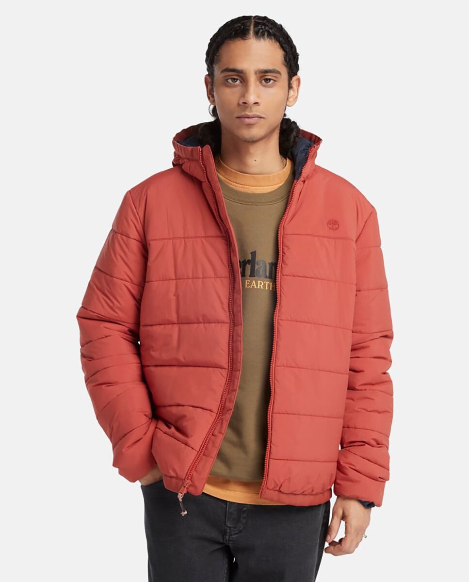 

Мужская красная парка с капюшоном Timberland, красный