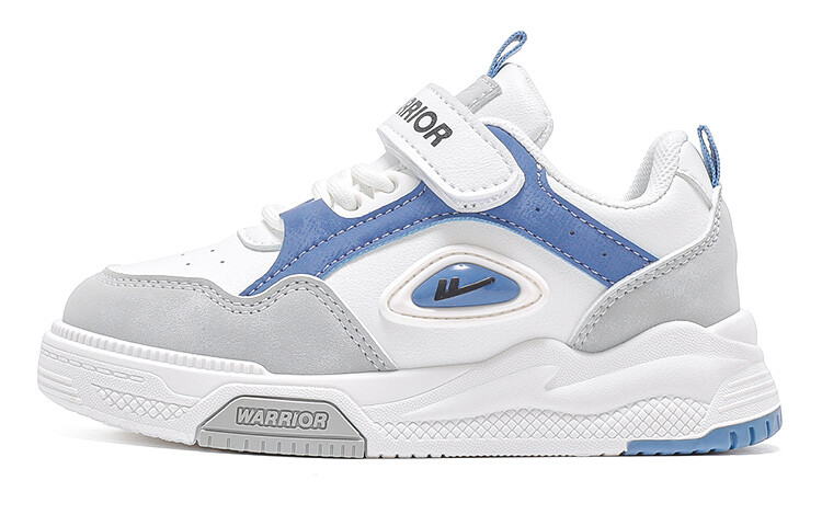 

Кроссовки WARRIOR Kids Skateboarding Shoes Kids Low-top, белый/синий/серый