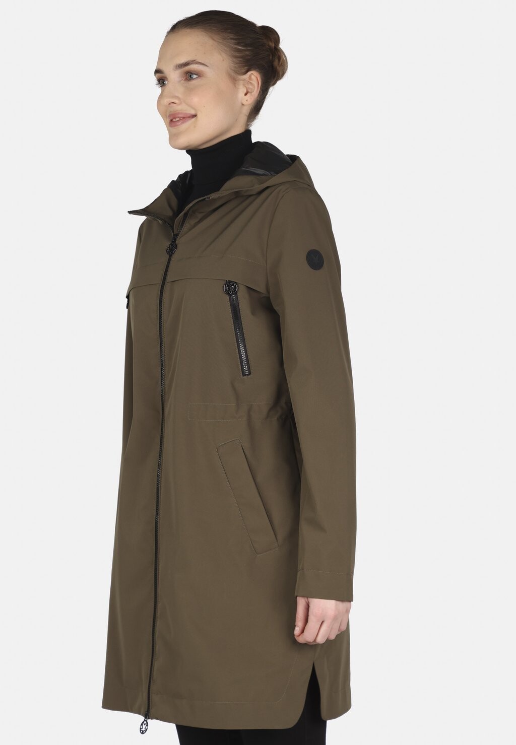 

Парка WEATHER PROTECTION MIT KAPUZE REISSVERSCHLUSS TUNNELZUG AN KAPUZE UND TAILLE FUCHS SCHMITT, оливковый