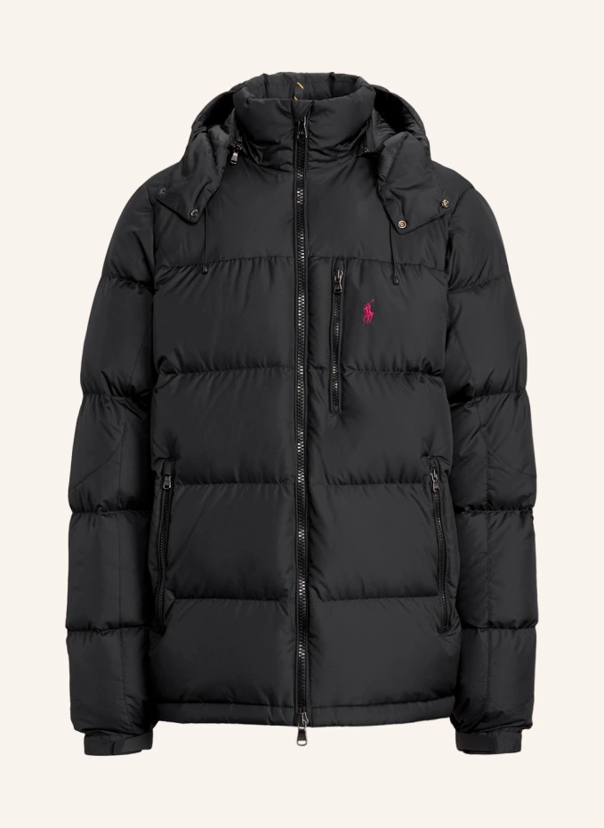 

Пуховик со съемным капюшоном Polo Ralph Lauren Big & Tall, черный