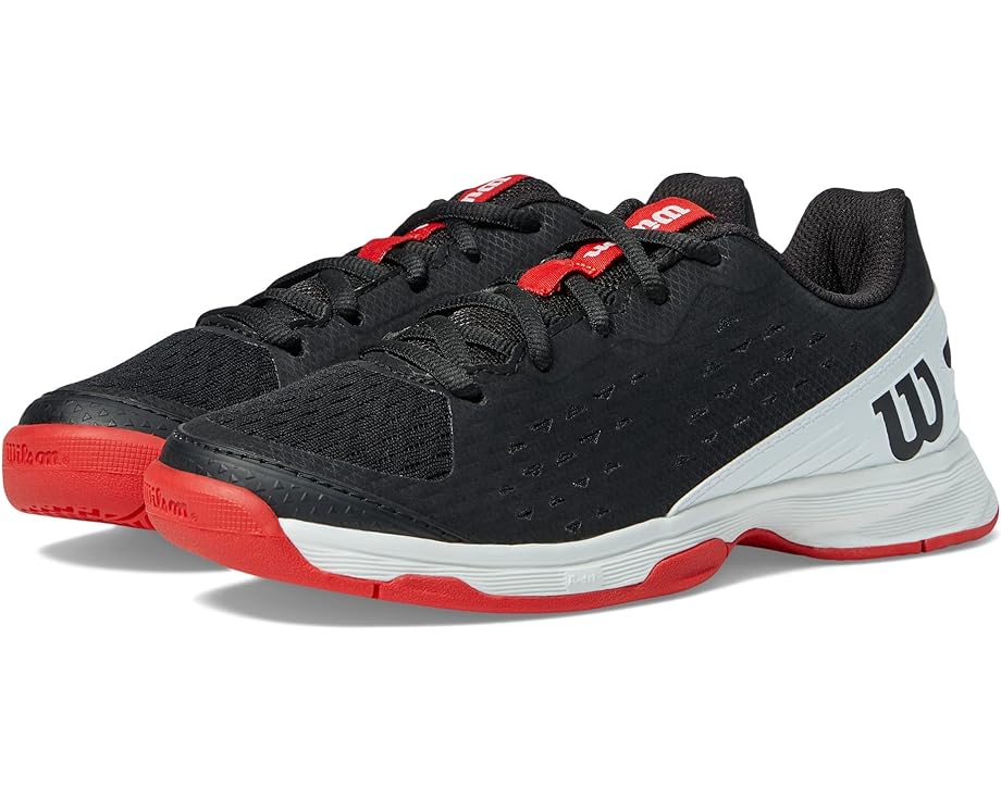 Кроссовки Wilson Rush Pro L Tennis Shoes, цвет Black/White/Wilson Red кроссовки kinetix wilson black