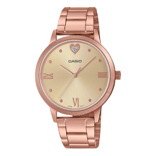 

Часы CASIO Stylish Simplicity Watch waterproof Pink Metallic Strap, розовый