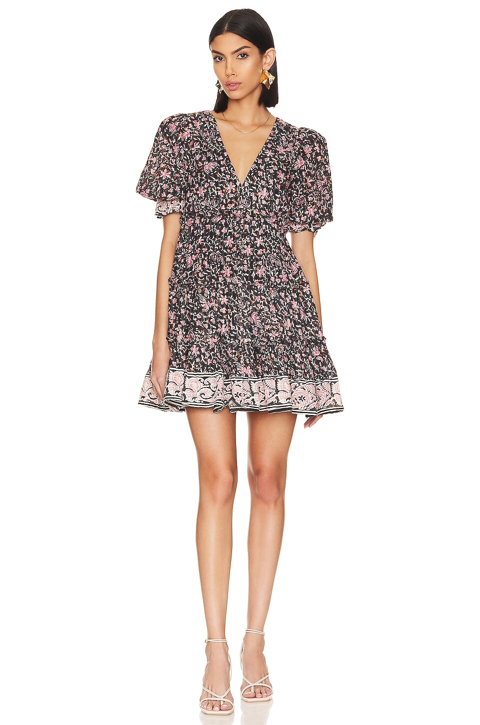 

Платье мини Cleobella Lauren, цвет Fan Print