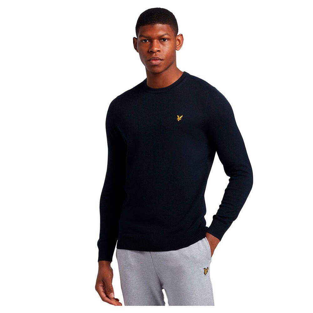 Толстовка Lyle & Scott Cotton Merino, черный