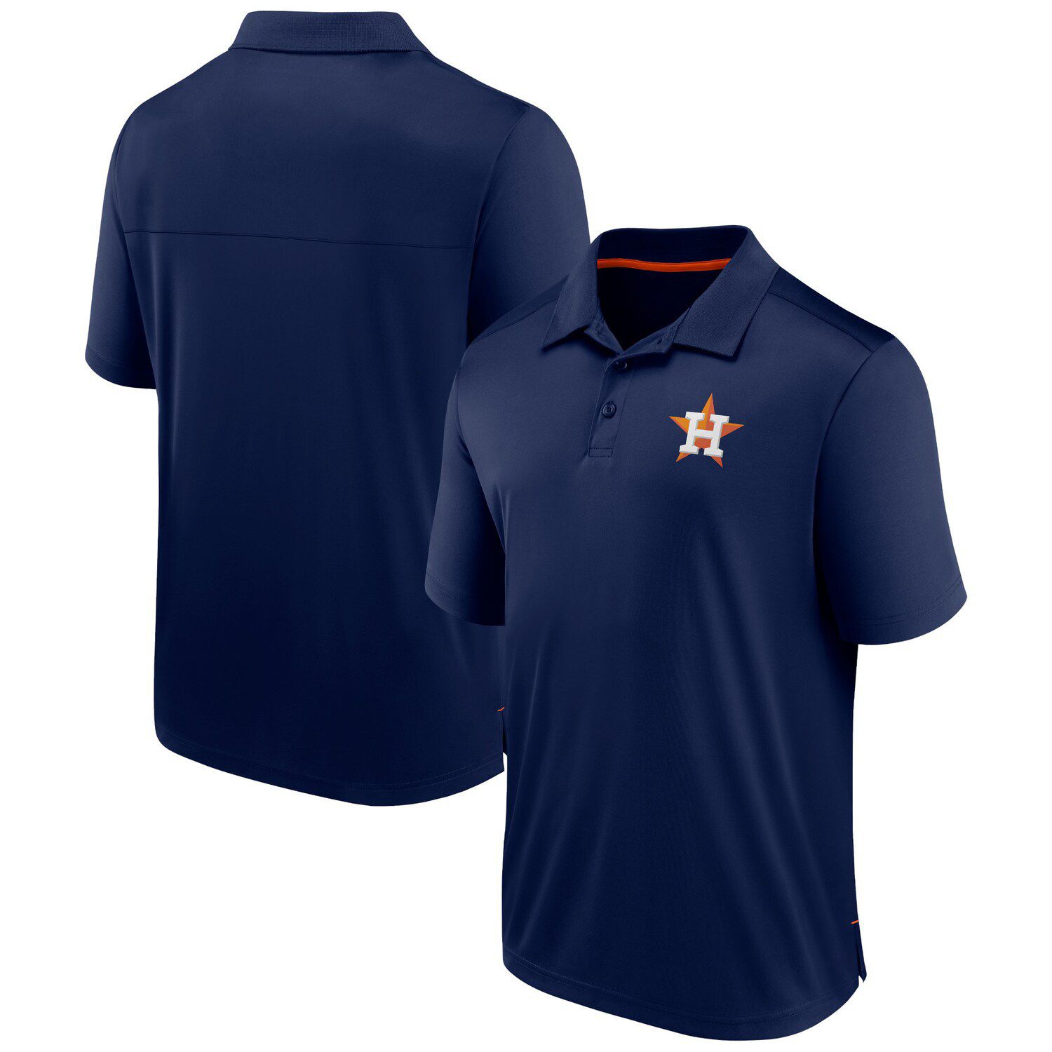 Мужская брендовая темно-синяя футболка-поло Houston Astros Fanatics