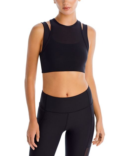 

Бюстгальтер AQUA Mesh с вырезами AQUA, цвет Black