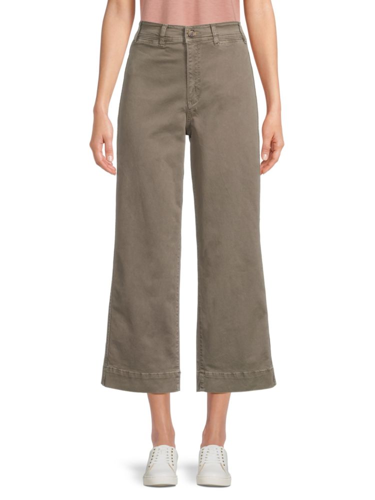 Широкие брюки Bridget Marine Layer, цвет Olive