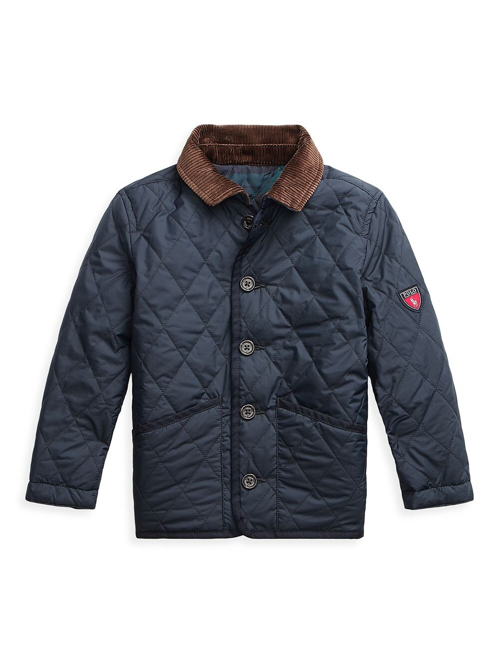 

Стеганая куртка для маленького мальчика Polo Ralph Lauren, нави