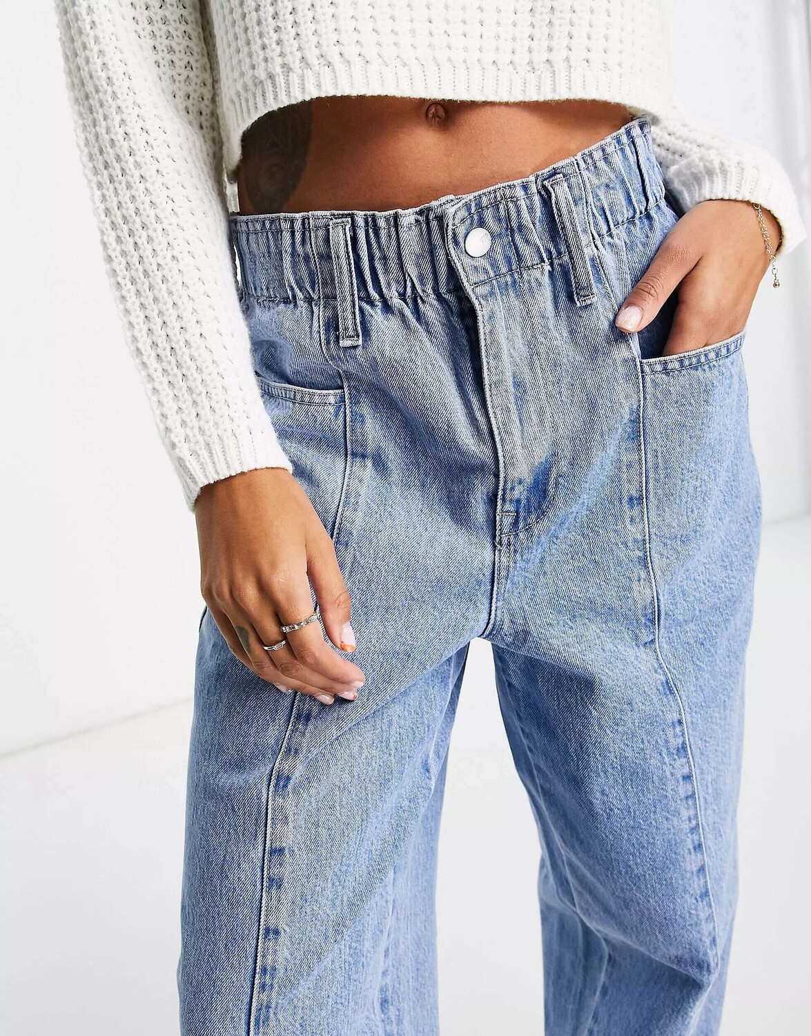 

Джинсы-баллоны Madewell после стирки