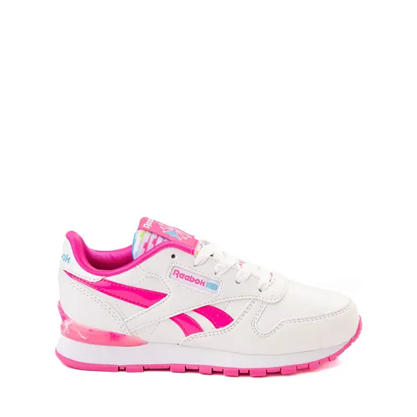

Кроссовки Reebok Classic Leather Step 'n' Flash - Little Kid, серебрянный