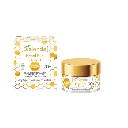 

Royal Bee Elixir Сильный восстанавливающий крем-концентрат против морщин 70+ день/ночь 50 мл, Bielenda
