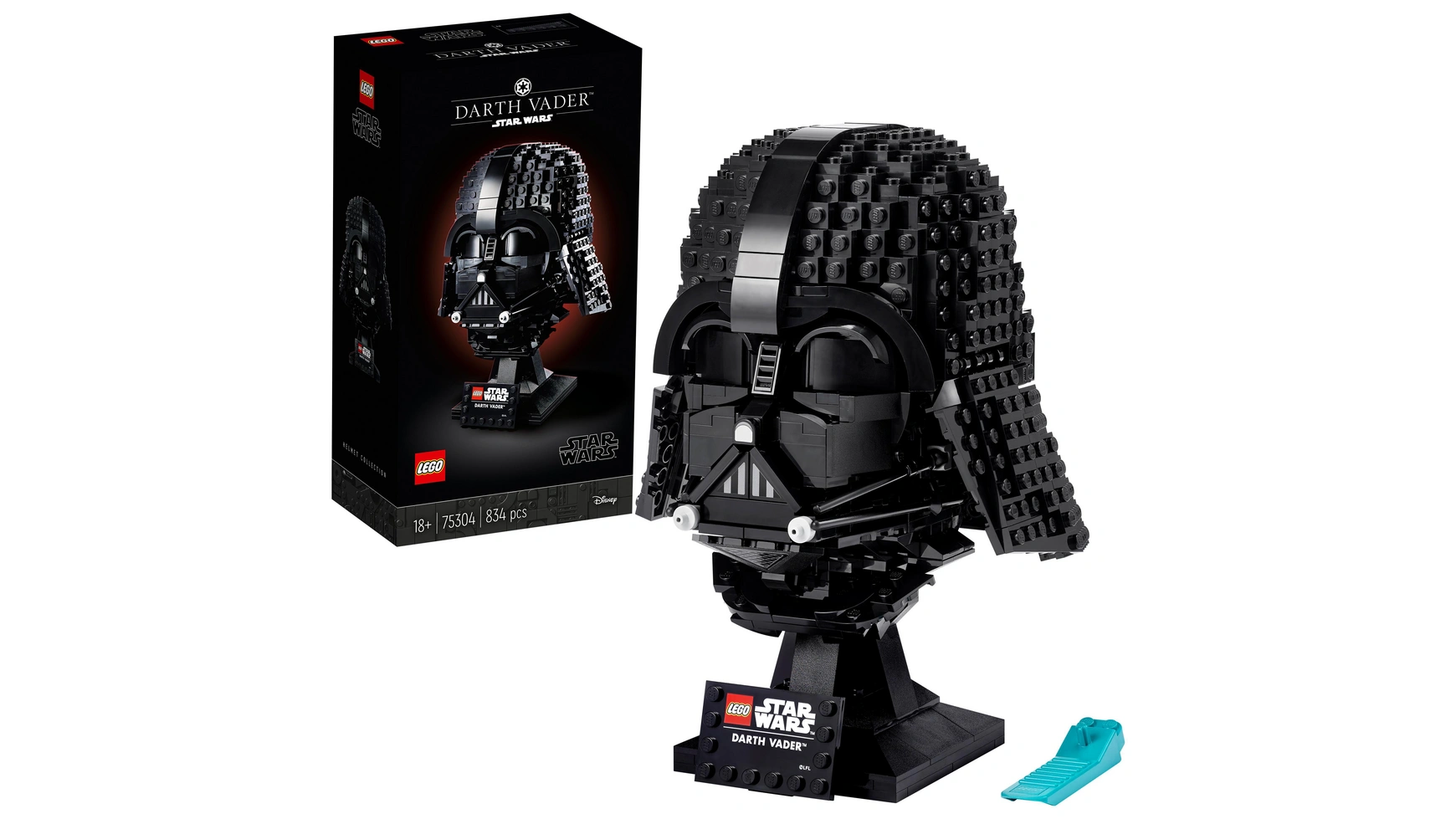 цена Lego Шлем Дарта-Вейдера Звездные войны, коллекционная вещь для взрослых