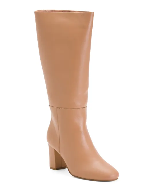 

Кожаные сапоги до колена Pam Intentionally Blank, цвет Clay