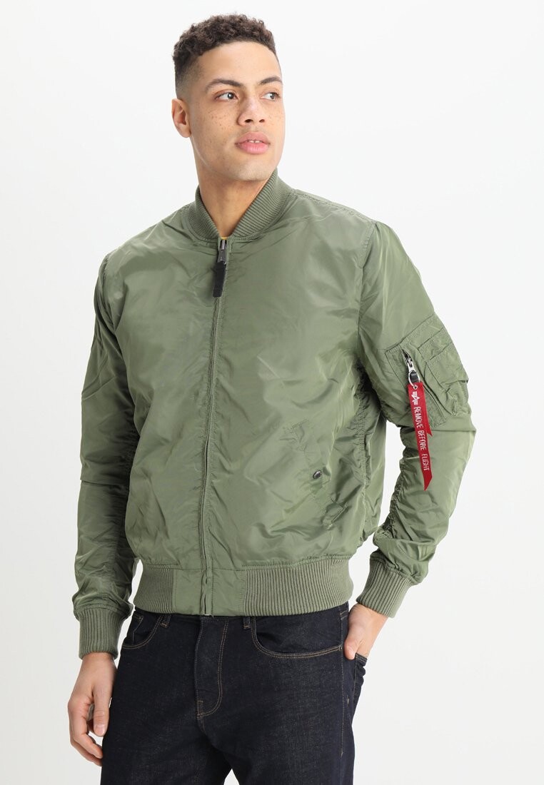 Ветровка Alpha Industries МА-1 ТТ, цвет sage-green ветровка alpha industries ма 1 тт цвет sage green