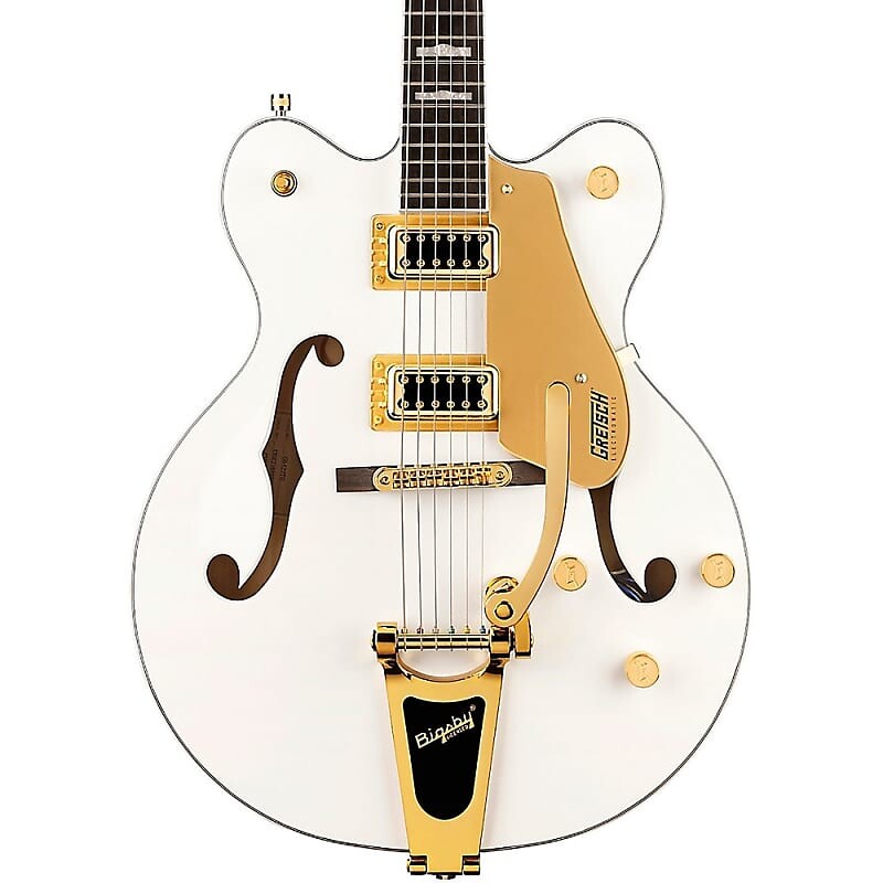 

Электрогитара Gretsch Guitars G5422TG Electromatic Classic Hollowbody Double-Cut With Bigsby and Gold Hardware Electric Guitar Snow Crest White