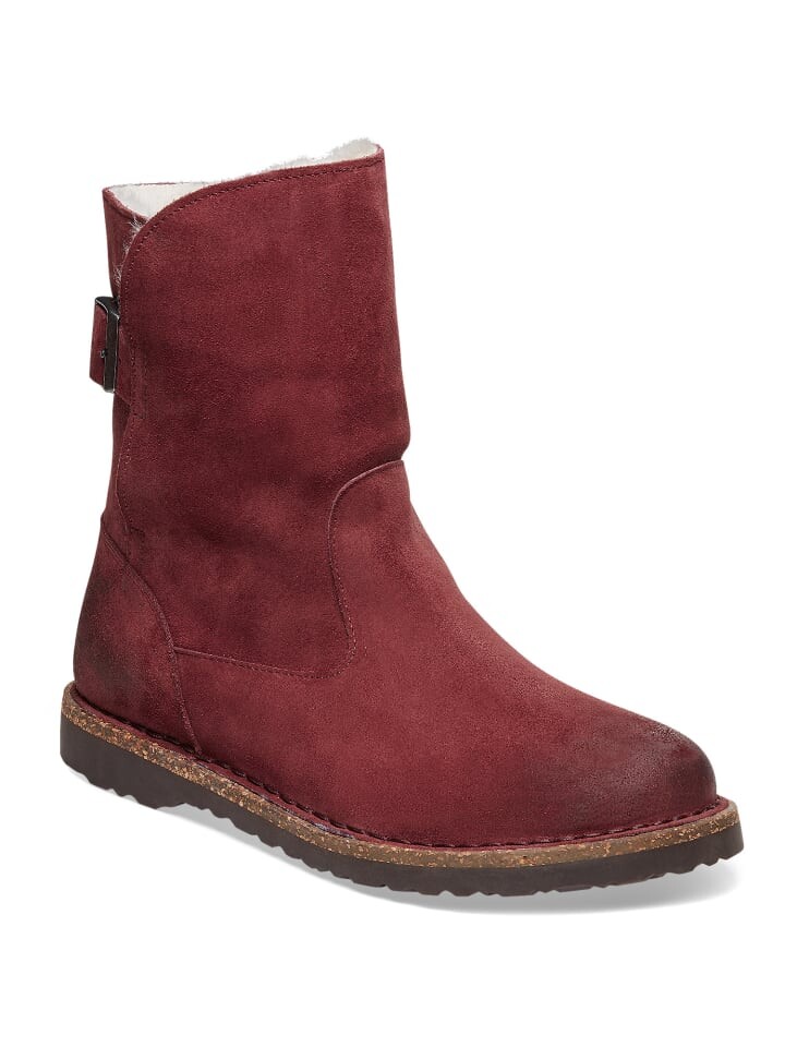 

Сандалии Birkenstock Uppsala Lammfell Wildleder, бордо