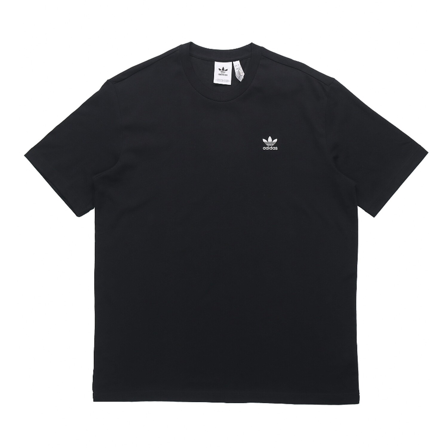 

Футболка с трилистником унисекс, черная Adidas Originals, черный