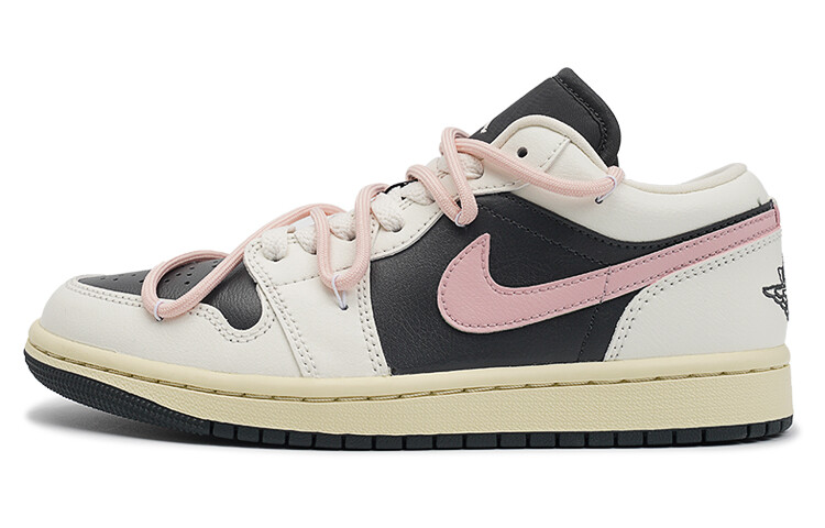 

Кроссовки Air Jordan 1 Skateboarding Shoes Women's Low-top Black, черный