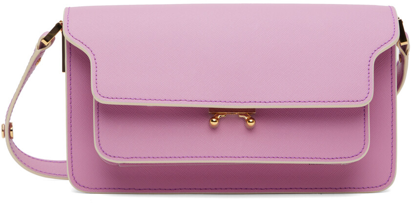

Фиолетовая сумка через плечо EW Trunk Marni