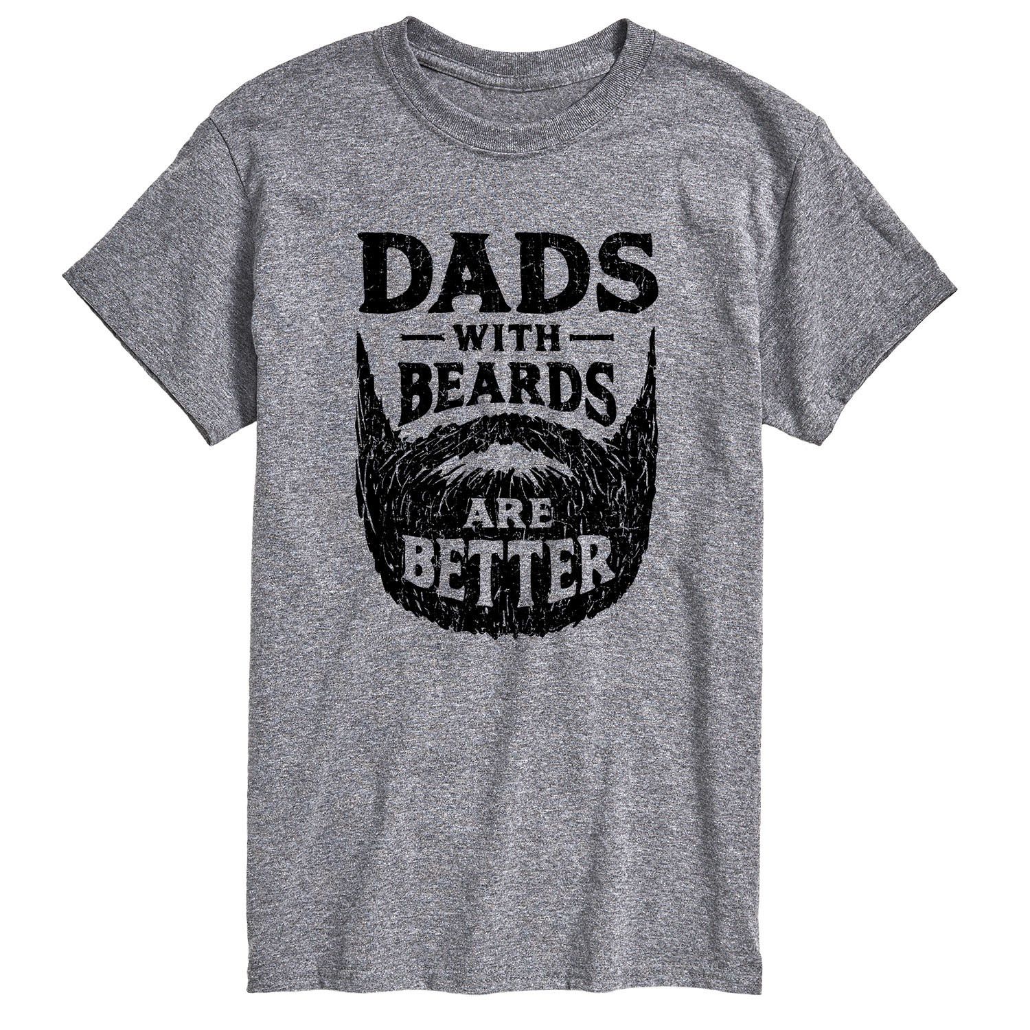 Мужская футболка «Папы с бородой» Better Licensed Character мужская футболка для папы game licensed character