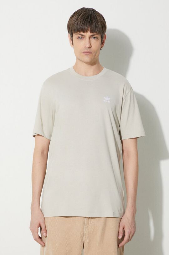 

Хлопковая футболка Essential Tee adidas Originals, серый