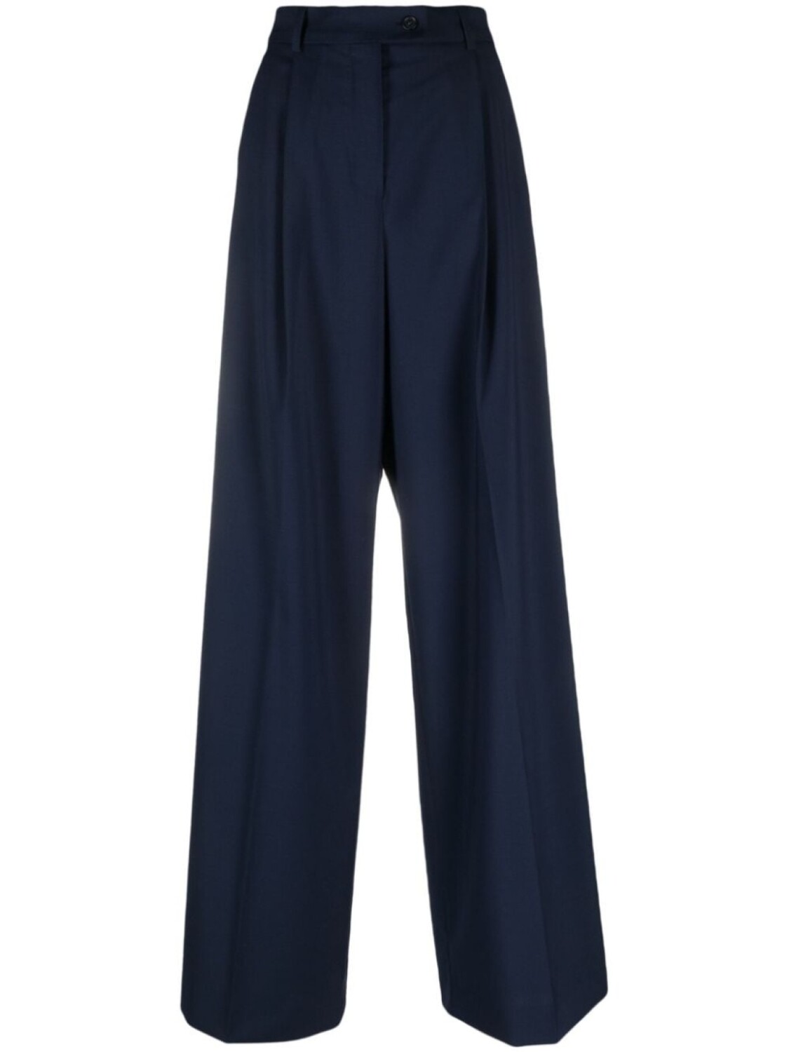 

Широкие брюки с завышенной талией Sportmax, синий