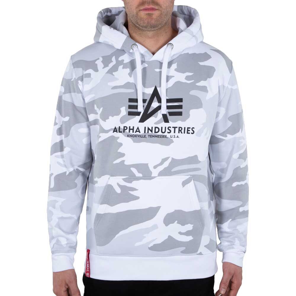 

Худи Alpha Industries Basic Camo, белый