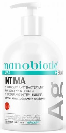 Жидкость для интимной гигиены, 500 мл Nanobiotic, Med Plus Silver Intima цена и фото