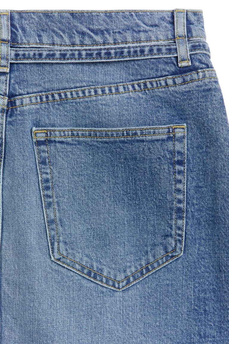

Джинсовая юбка миди H&M, синий