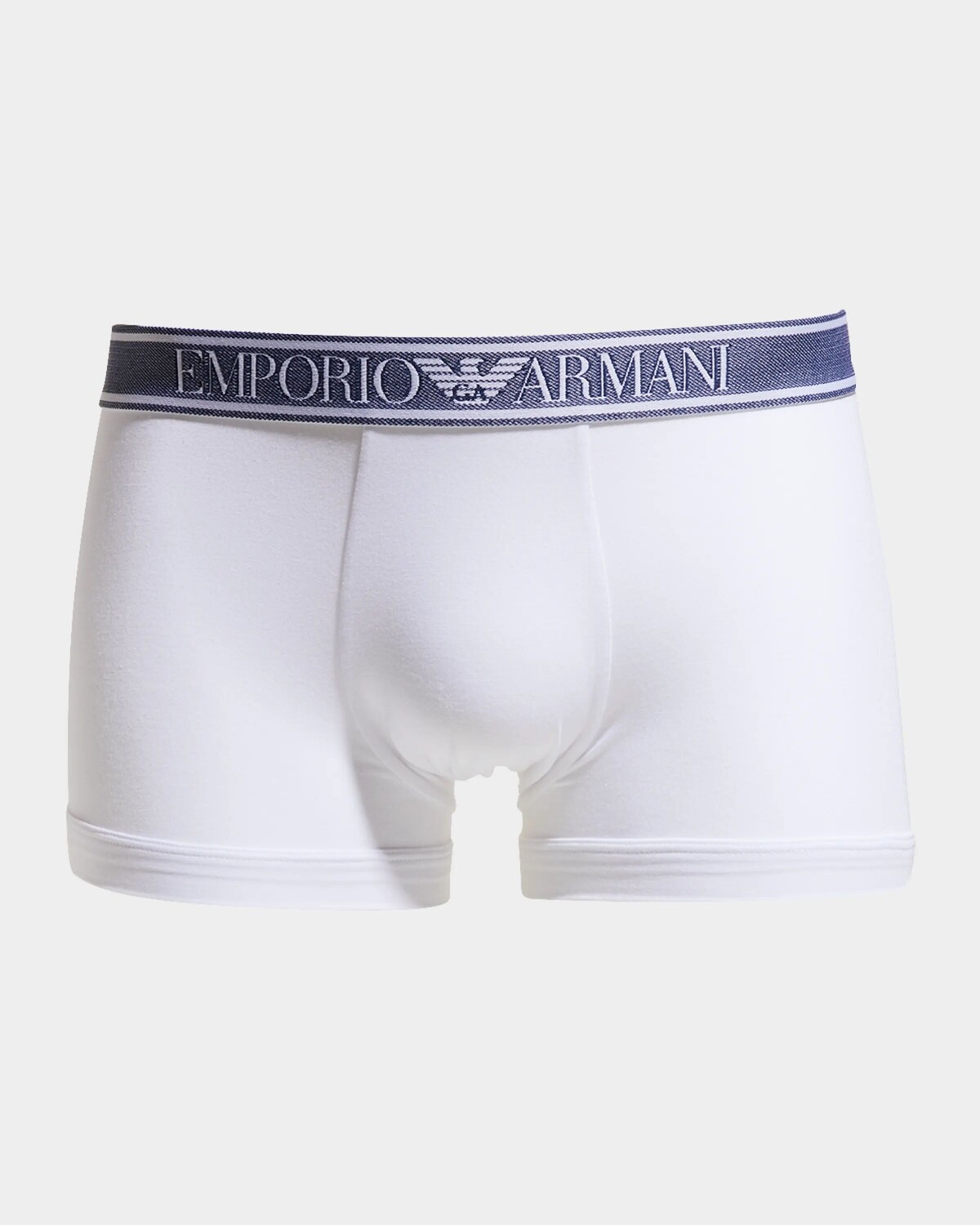 

Мужские трусы-боксеры с логотипом из модала Emporio Armani, белый
