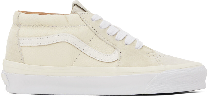 

Белые кроссовки Vans Vault OG SK8-Mid LX