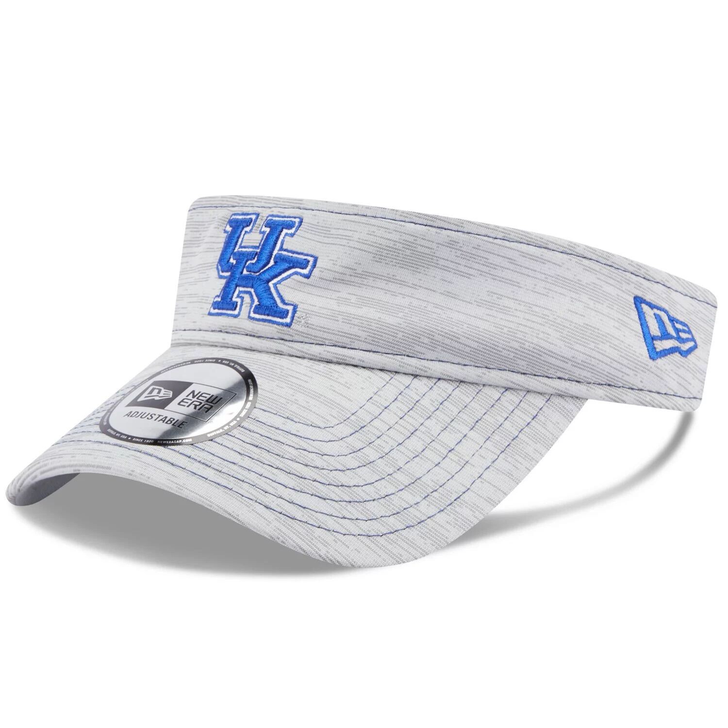 

Мужской регулируемый козырек с логотипом New Era Grey Kentucky Wildcats