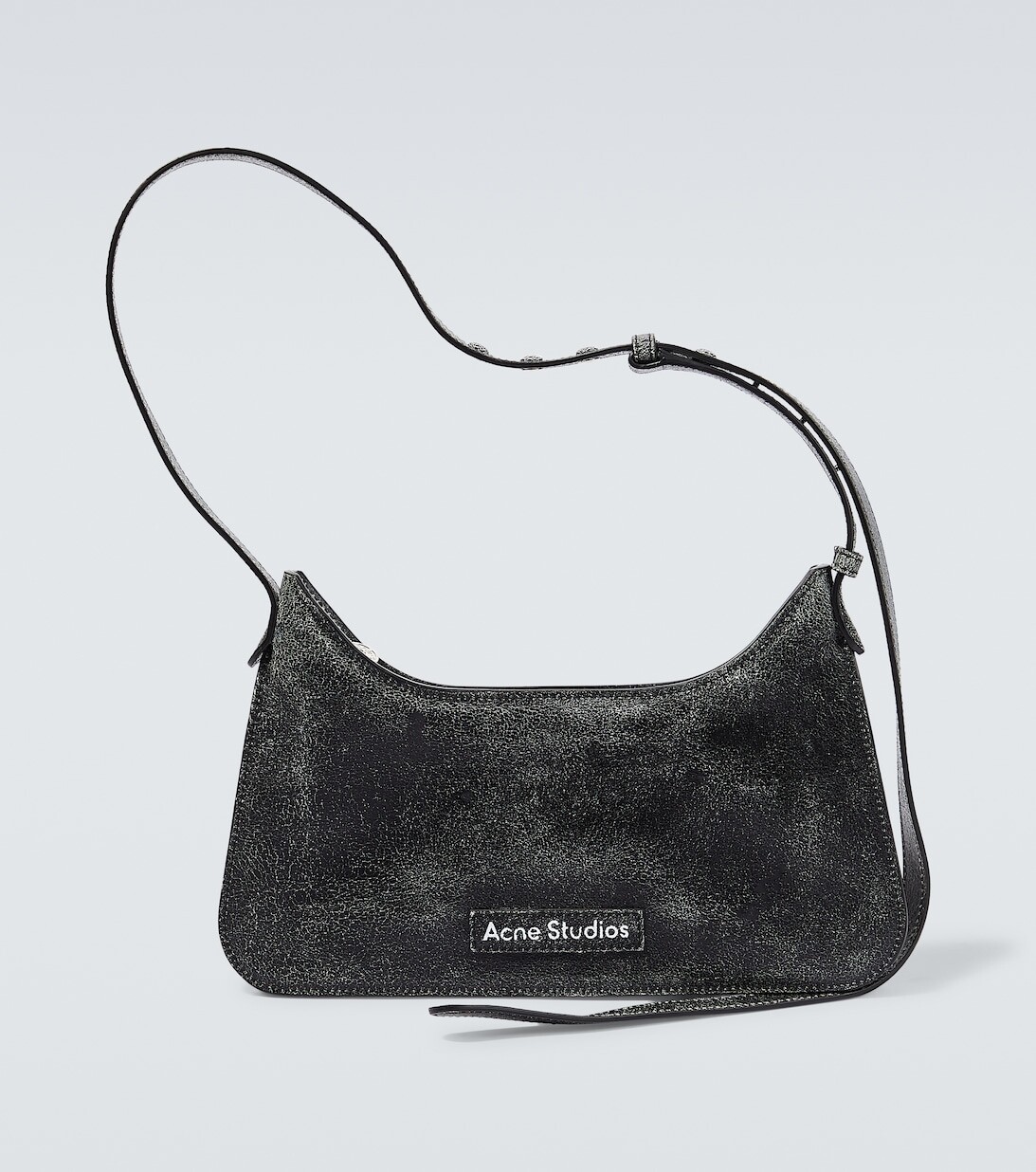 

Кожаная сумка через плечо Platt Mini Acne Studios, черный