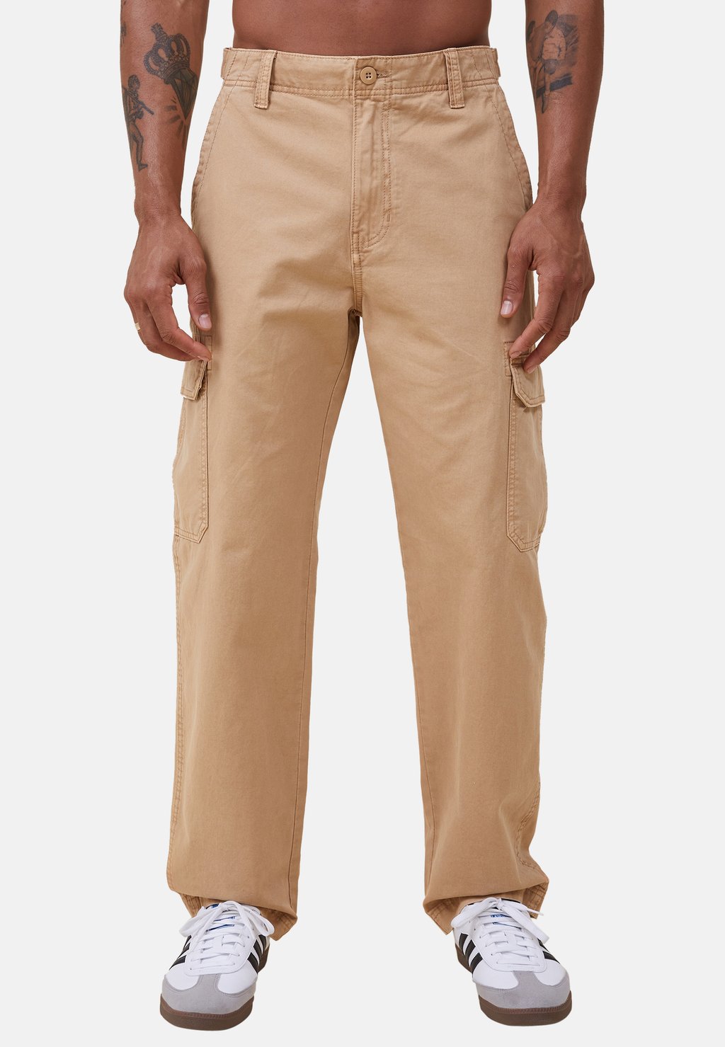 Брюки-карго Tactical Cotton On, бежевый брюки карго tactical cotton on цвет vintage dark brown twill