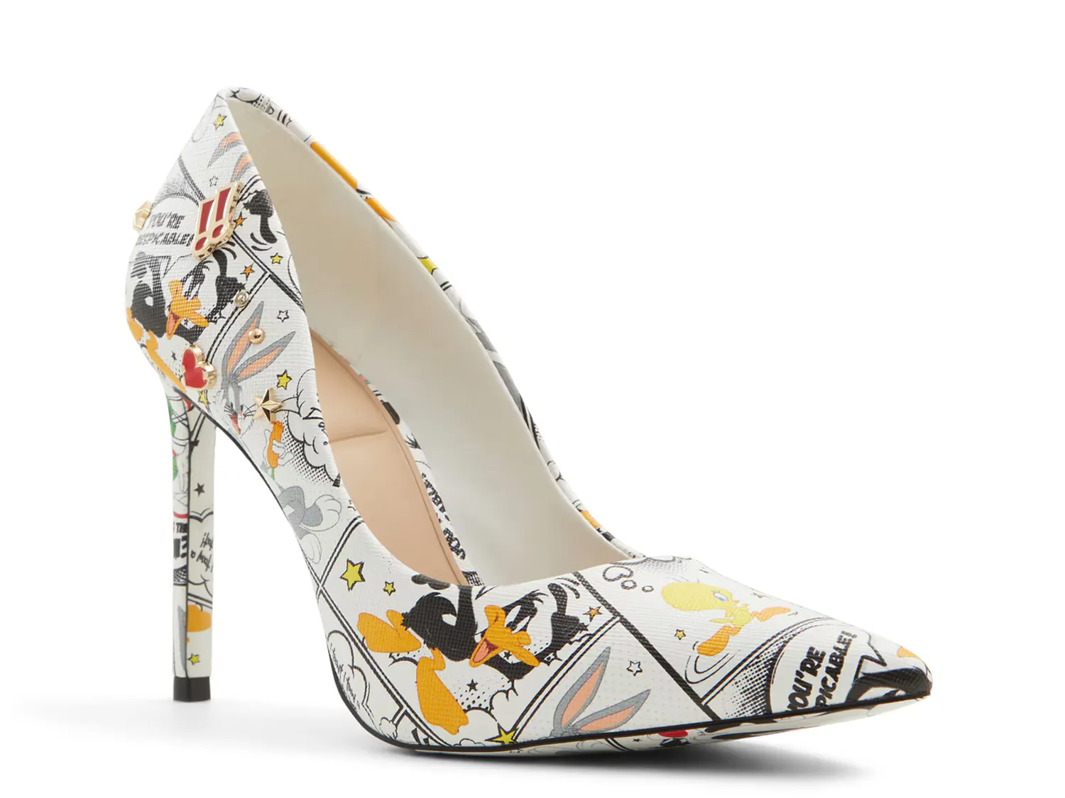

Туфли Looney Tunes Stessy Pump Aldo, белый/мультиколор