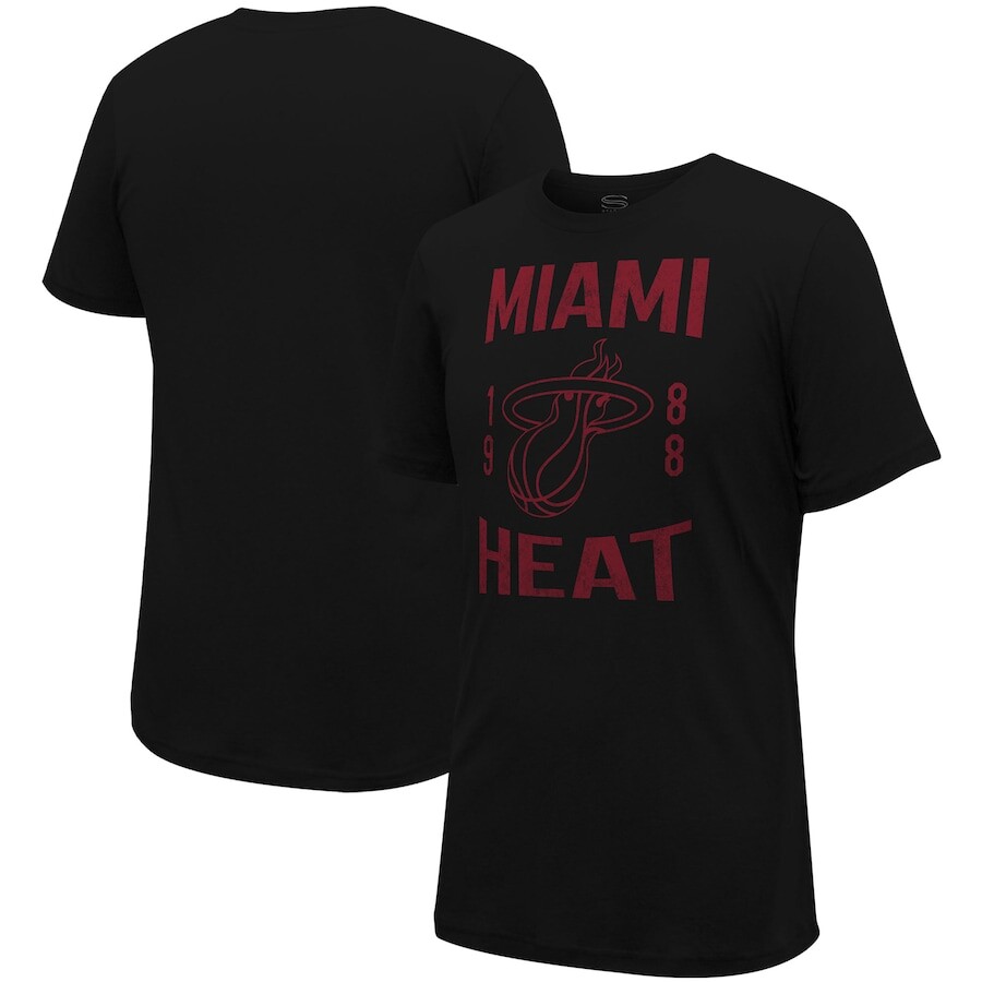 

Футболка с коротким рукавом Stadium Essentials Miami Heat, черный